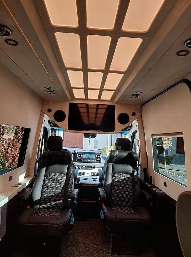 Interior Detailing: Mercedes Sprinter VIP (Malak Regency)