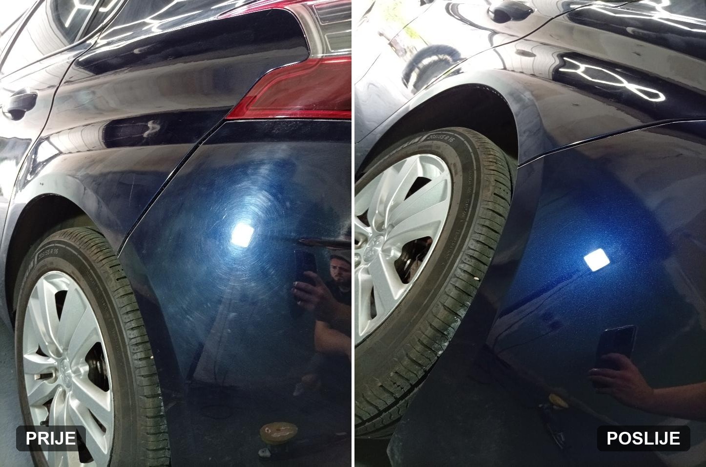 Before & After, Paint Correction: Volkswagen Golf